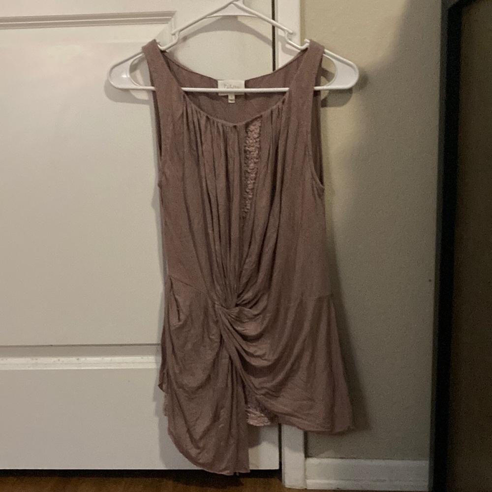 CLOSET CLEAR OUT SALE - Deletta by Anthropologie sleeveless layered blouse XS